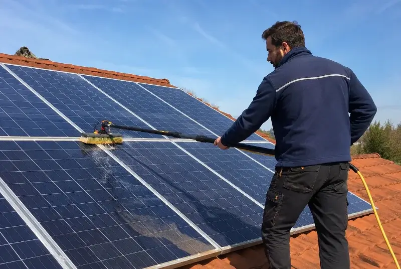 Nettoyage et entretien de panneaux solaires à Corzé